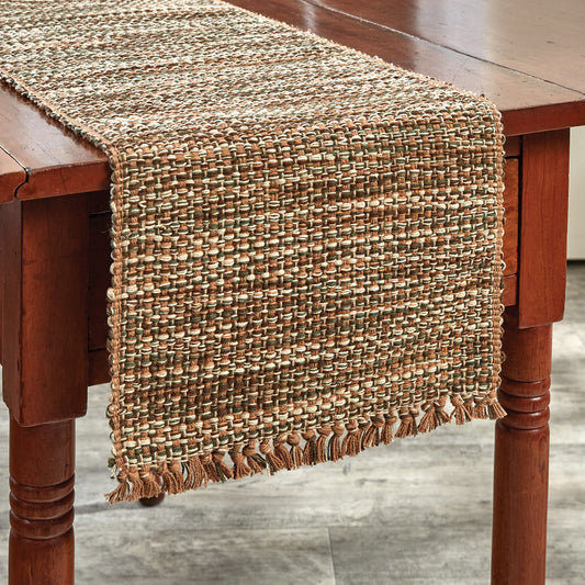 Tweed Table Runner - 36"L - Ginger