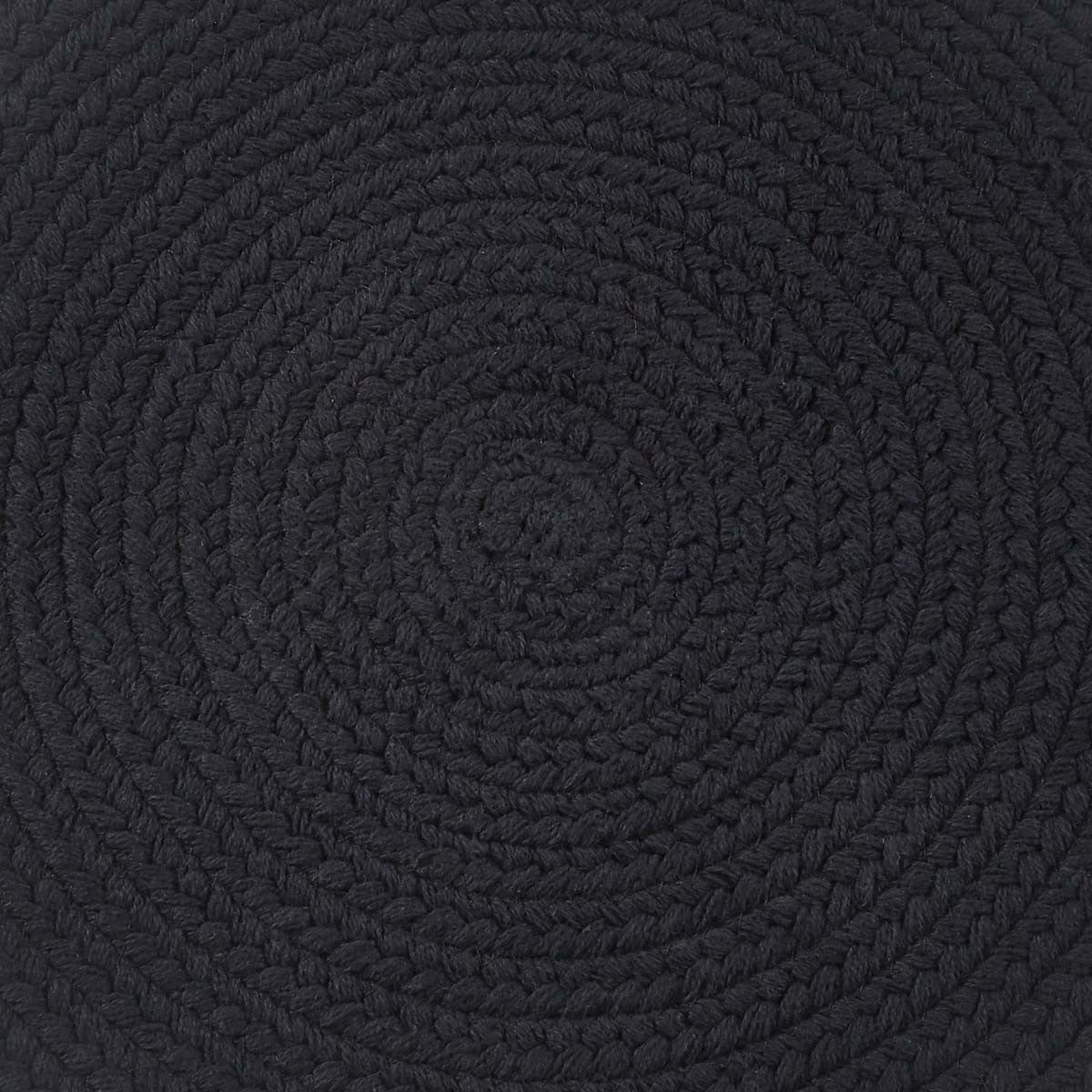 Essex Round Placemat - Black  (Set of 4 )