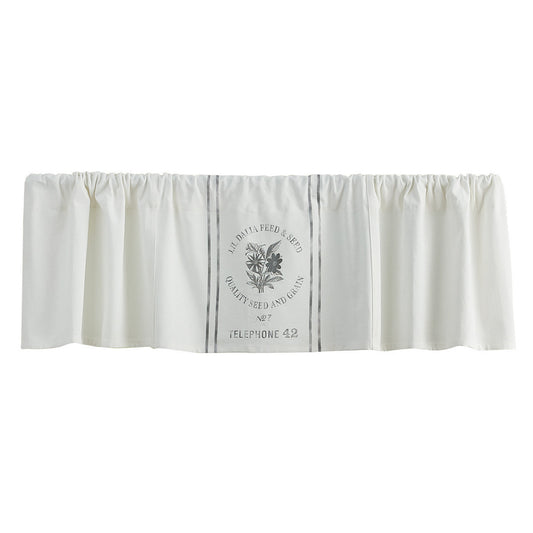 Seed Sack Valance