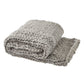 Chunky Ribbed Knit Throw - Fog