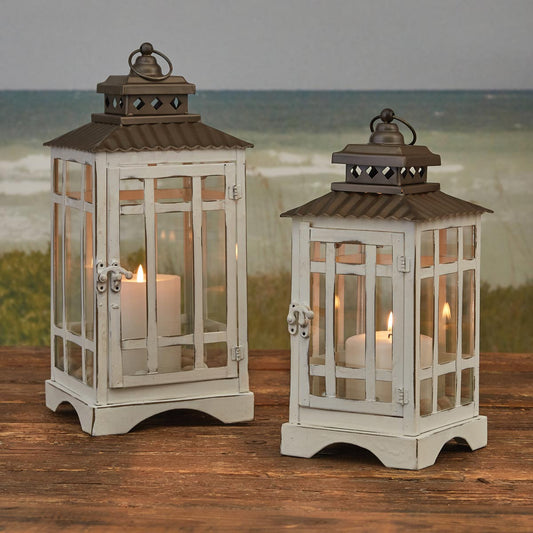 White Large Lantern