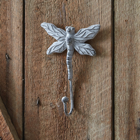 Cast Iron Dragonfly Wall Hook - Box of 2