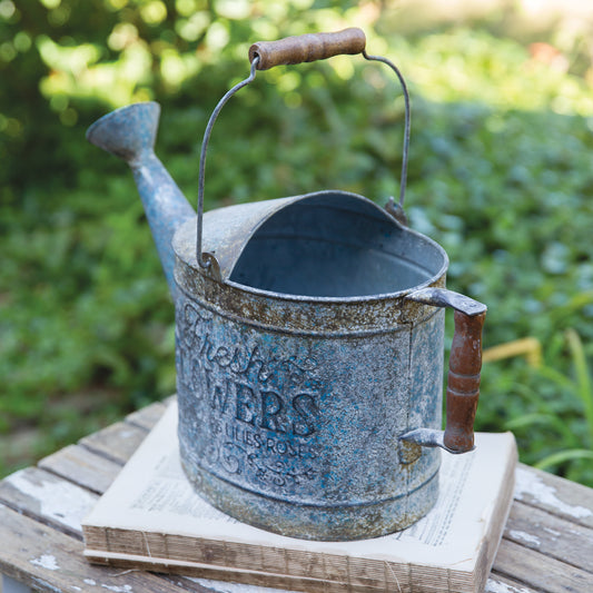 Farmhouse Denim Watering Can