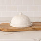 White Cottage Mini Butter Dish