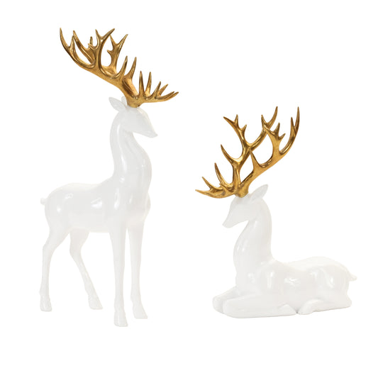 Deer (Set of 2) 13"H, 18"H