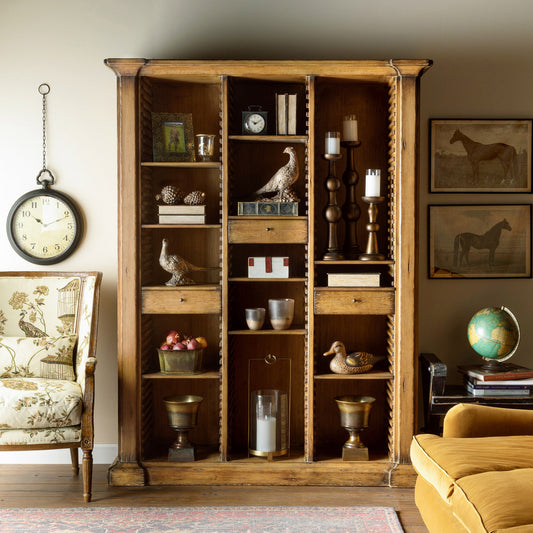 Bradley Adjustable Shelf Wooden Bookcase