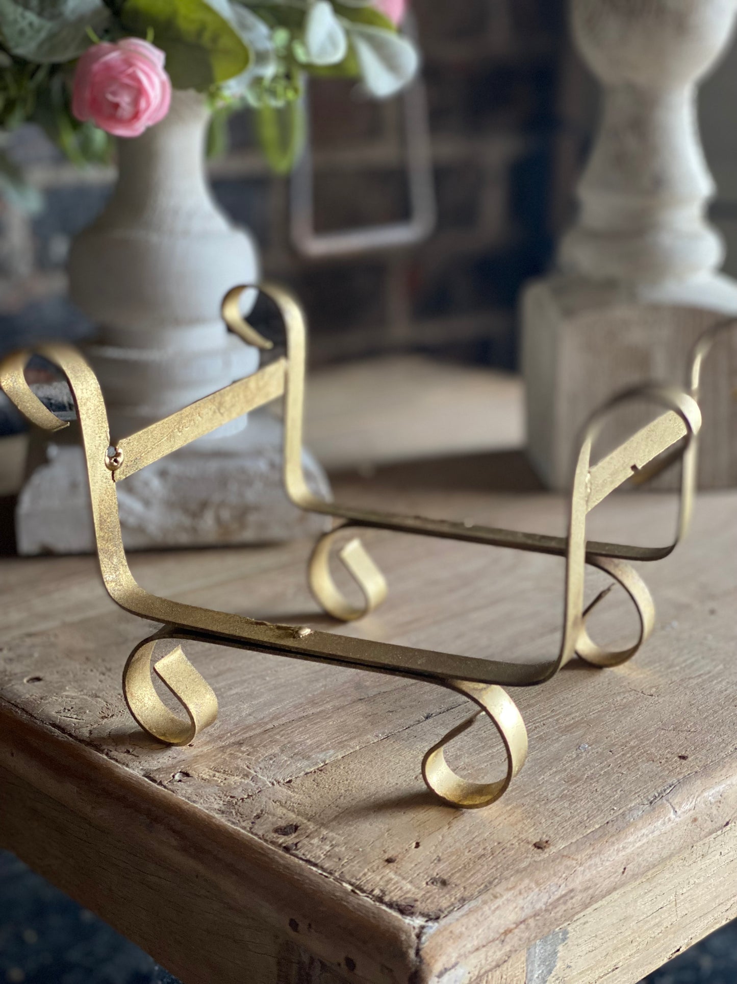 Metal Stands (Set of 2) - used for the 6 Wick & 9 Wick  Dough Bowl Candle