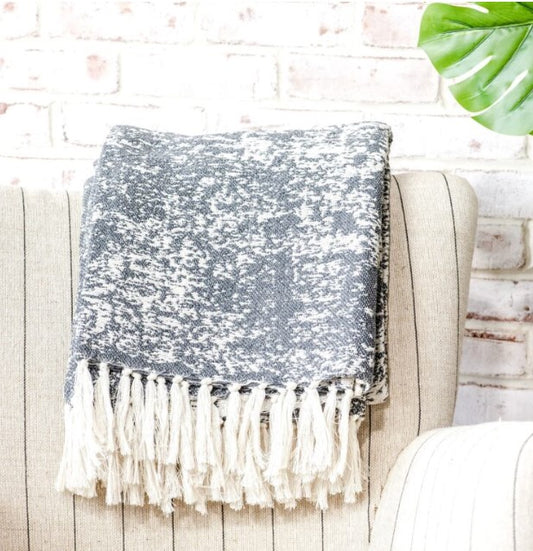 Charcoal Patter Throw