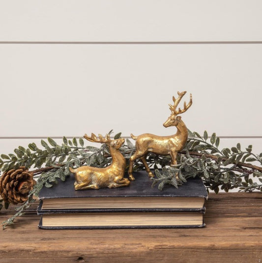 Mini Gold Deer (Set of 2)