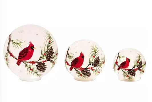 Cardinal Globes (Set Of 3)