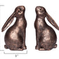 Bunny Bookends, Set of 2