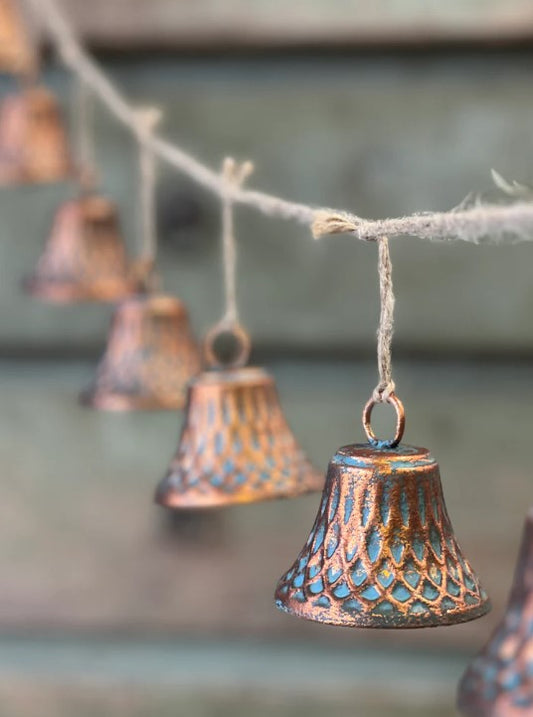 Copper Chorus Bell Garland | 57"