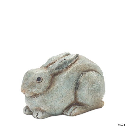 Garden Rabbit Figurine (Set Of 2) 5"H, 9.25"H Resin