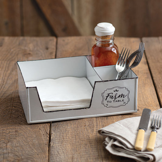 Farm to Table Napkin Caddy - River Chic Designs