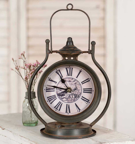 Retro Tabletop Clock - River Chic Designs