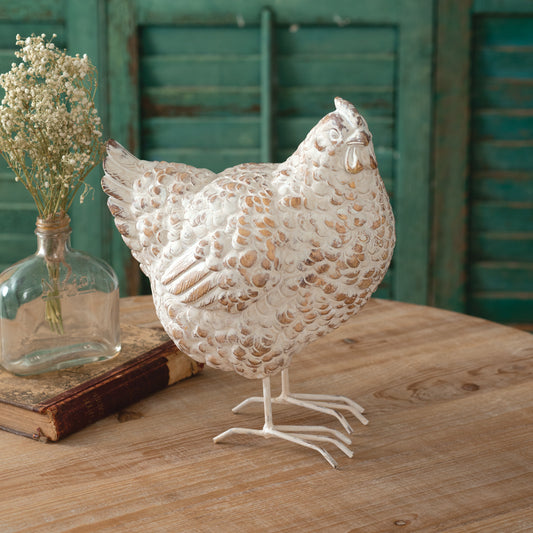 Farmhouse Tabletop Hen - River Chic Designs