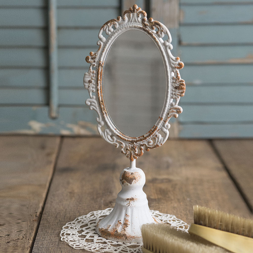 Victorian Tabletop Mirror - River Chic Designs