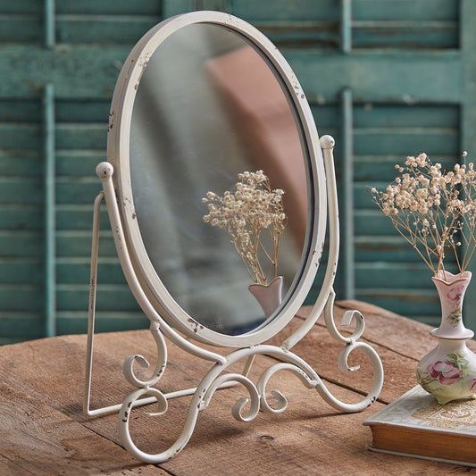 Kinsley Oval Tabletop Mirror - River Chic Designs